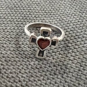 James Avery cross ring - retired